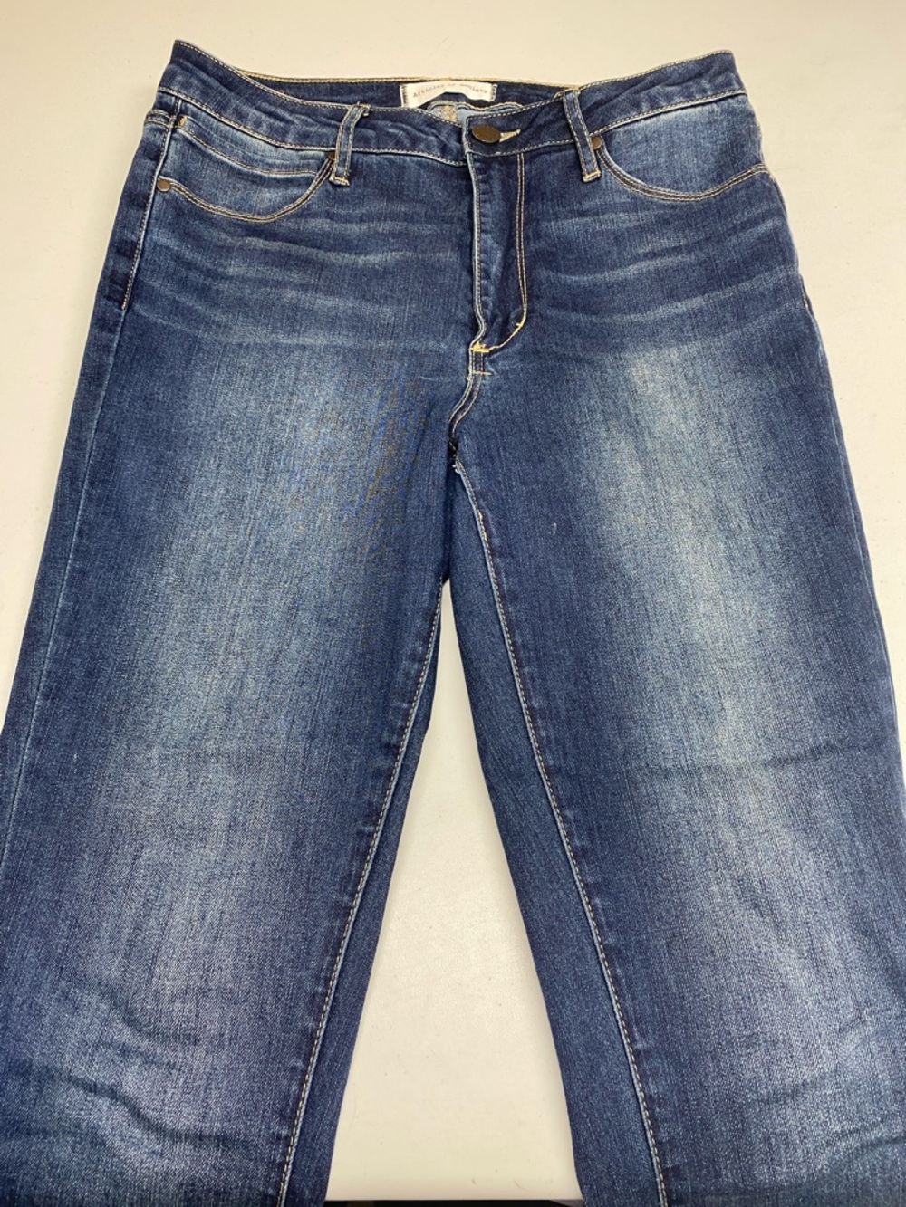 Articles Of Society Two-Tone Blue Denim Waistband Detail